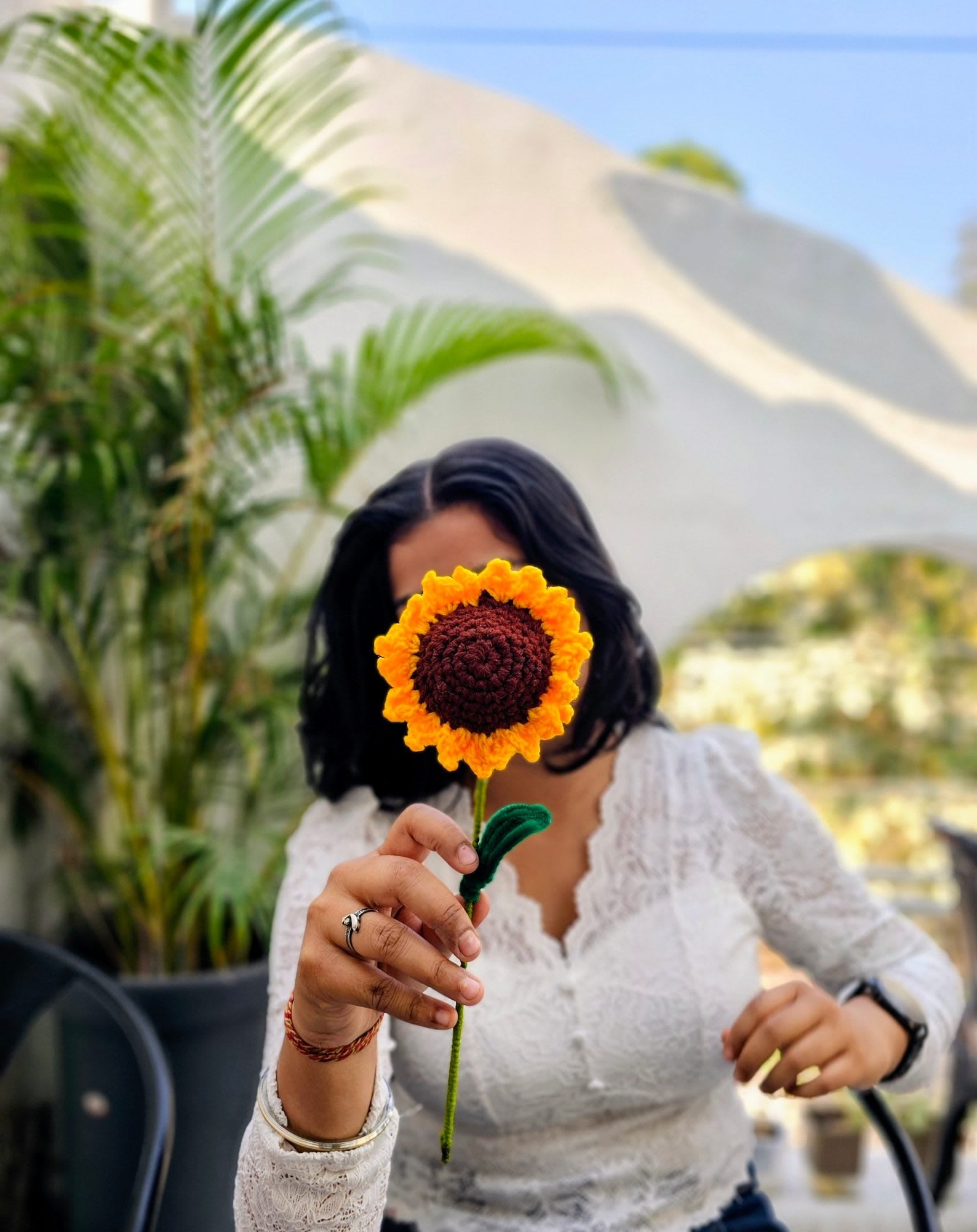 Crochet Sunflower (Compact)